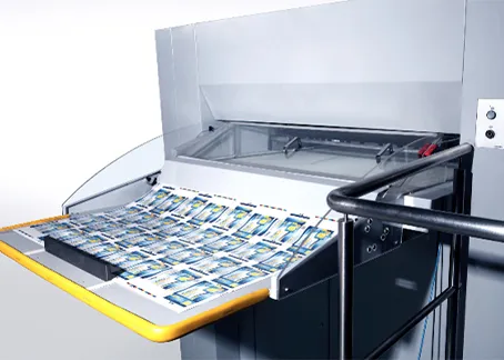 Extracción de la hoja de prueba