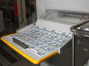 Extracción de la hoja de muestra