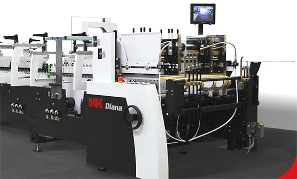 Plegadora encoladora (300m/min)