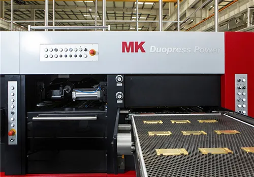 Sección de estampado en caliente de una unidad